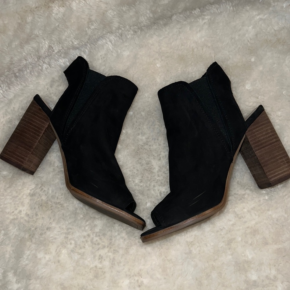 Aldo open toe booties